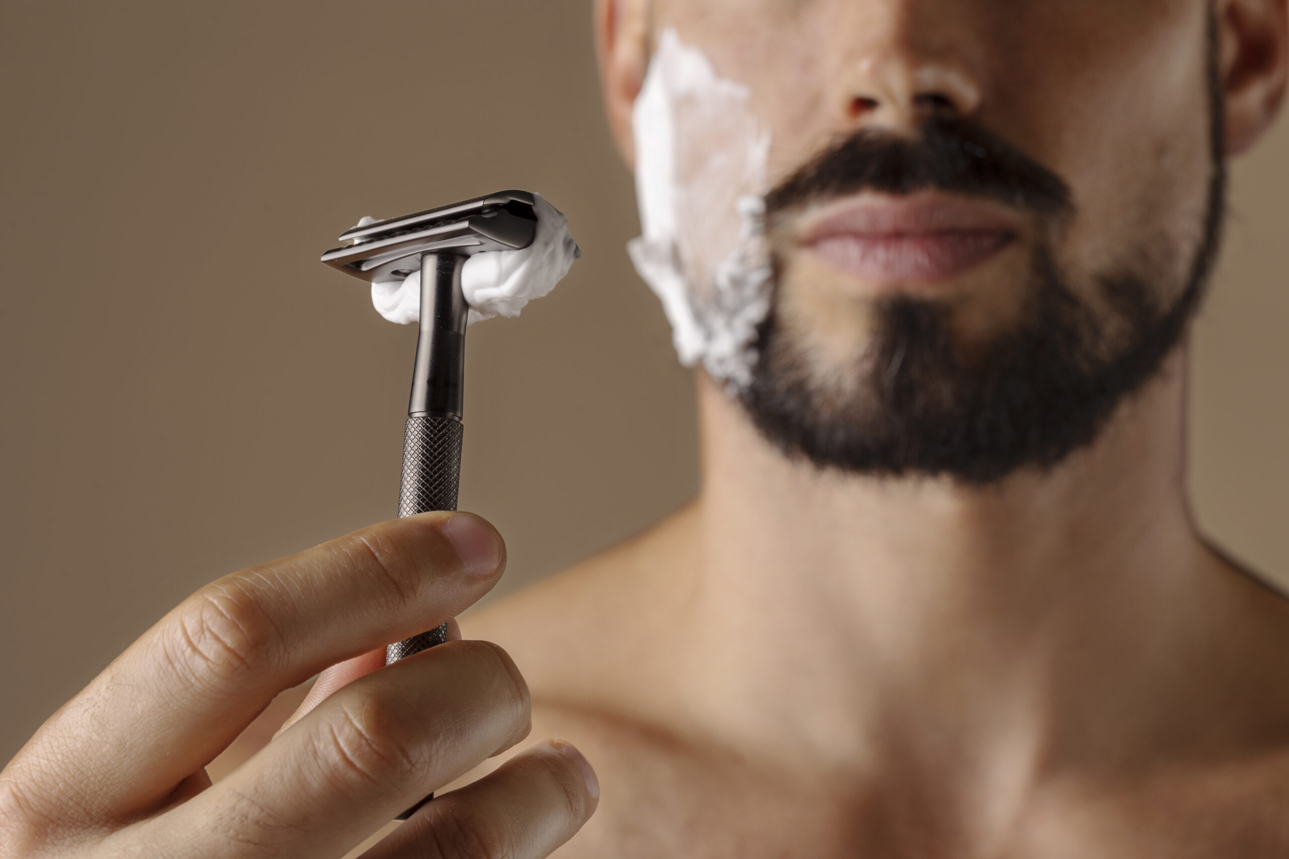 shave man skin shaving beard